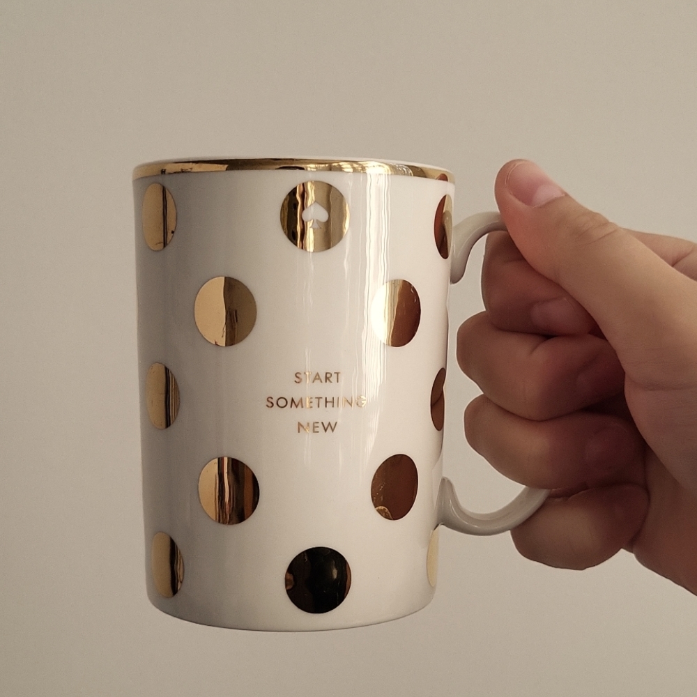 Kate Spade Simply Sparkling Start Something New Mug